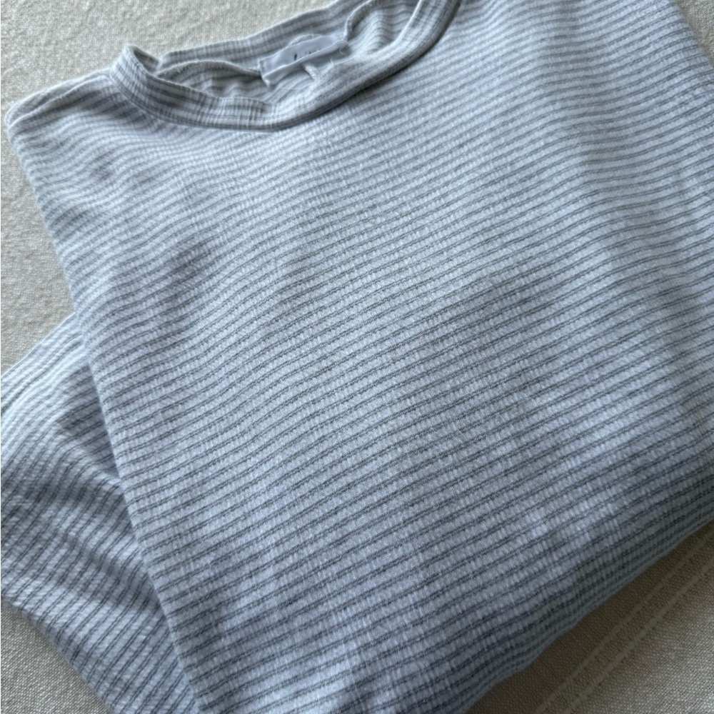 Gray Long Sleeve Women's Top